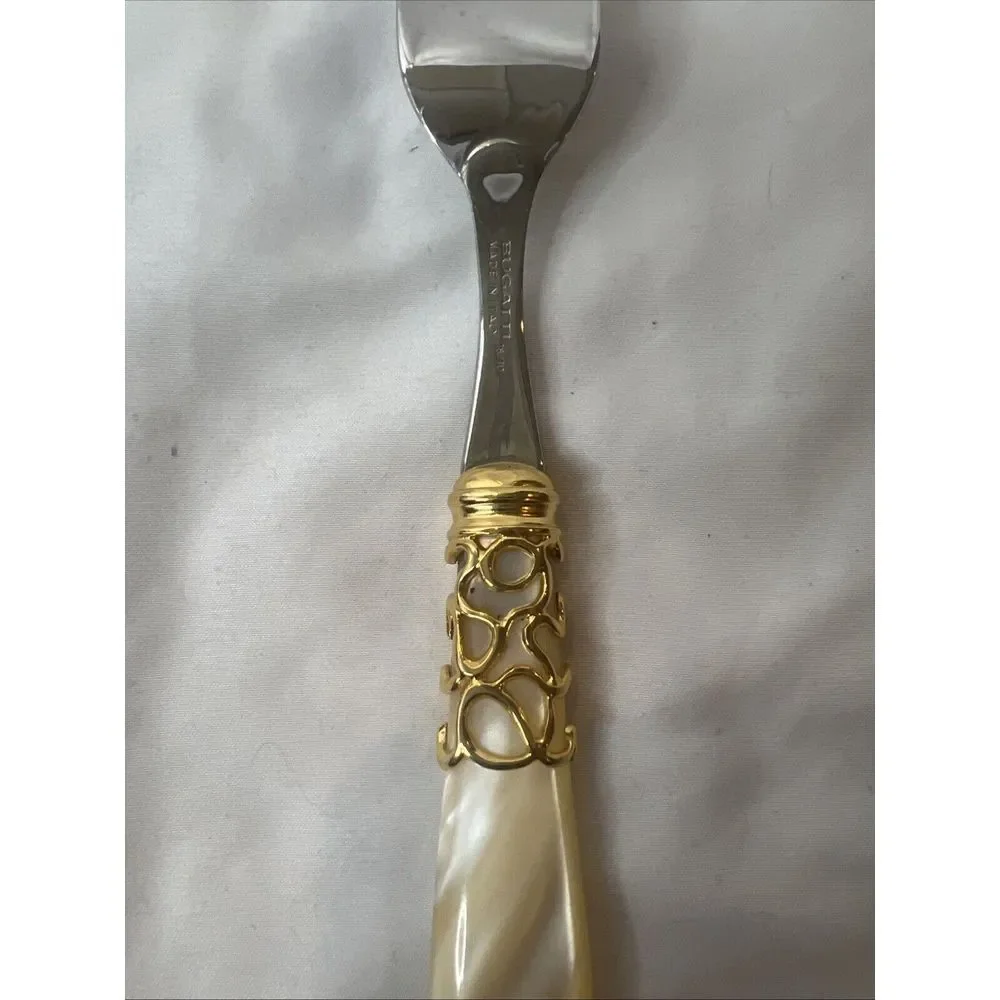 Bugatti Italy‎ Melodic Gold Ring 2 Pc Fork Set Stainless Steel 18/10